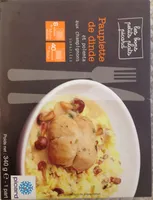 Paupiette de dinde et polenta aux champignons surgelées