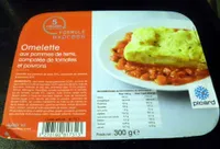 Omelette aux pommes de terre, compotée de tomates et poivrons Picard