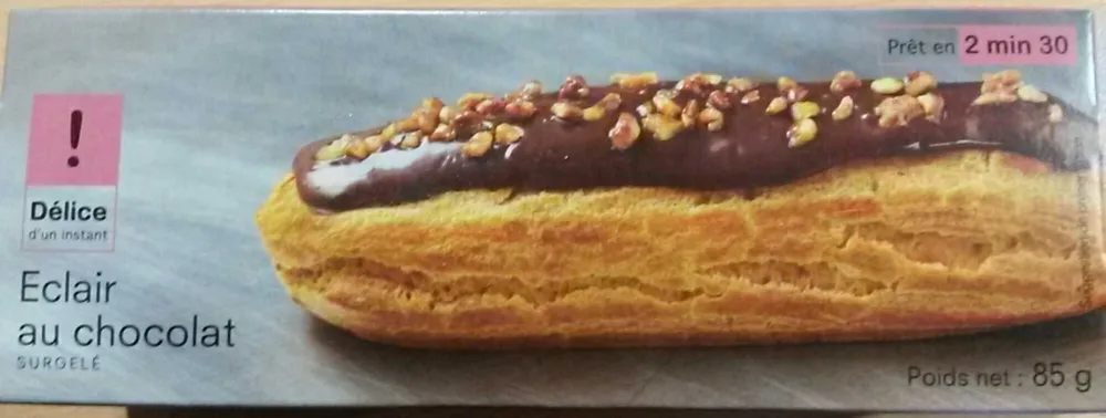 éclair au chocolat surgelé
