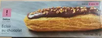 éclair au chocolat surgelé