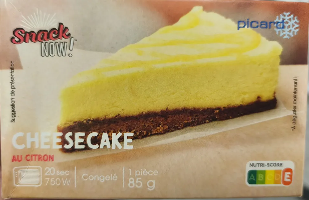 Cheesecake au citron