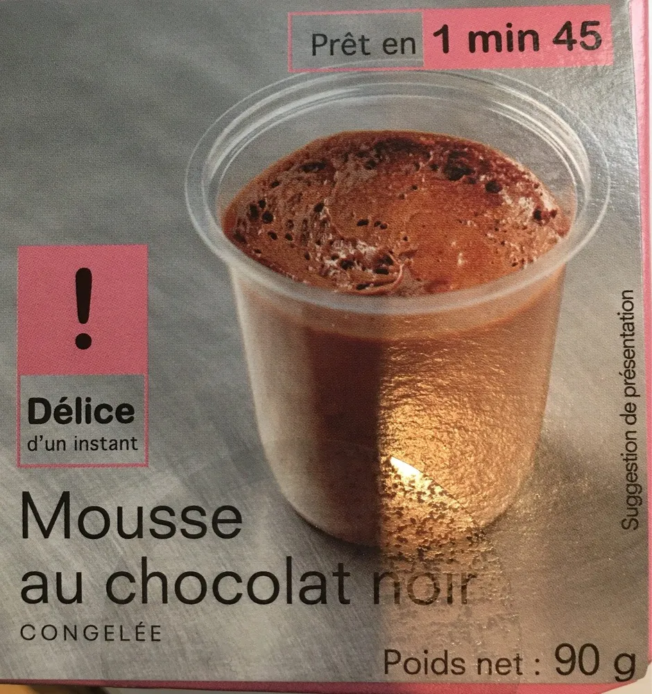 Mousse au chocolat noir