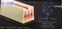 Buche Glacée Chantilly Fraise