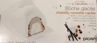 Bûche glacée Chantilly-noisette-vanille