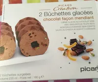 2 Bûchettes Glacées Chocolat Façon Mendiant