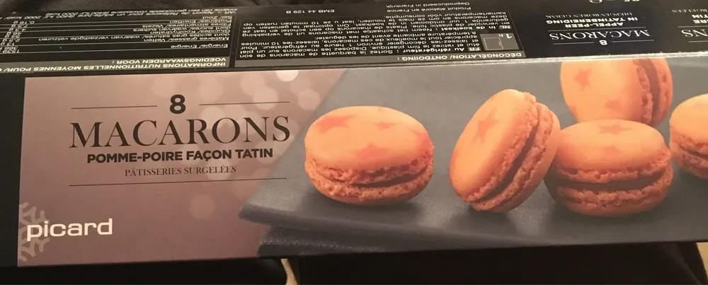 8 Macarons Pomme-Poire Façon Tatin