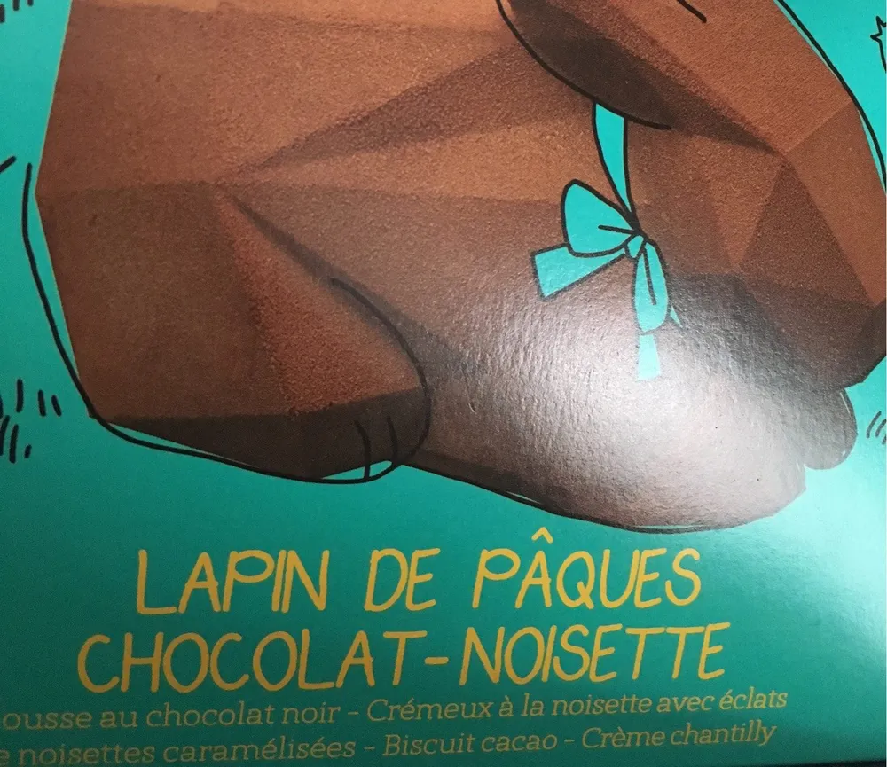 Lapin de Pâques Chocolat-Noisette