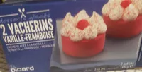Vacherins glacés vanille framboise