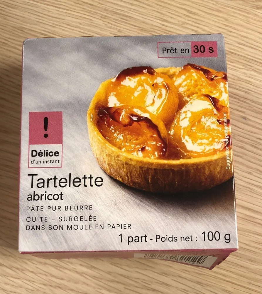 Tartelette abricot