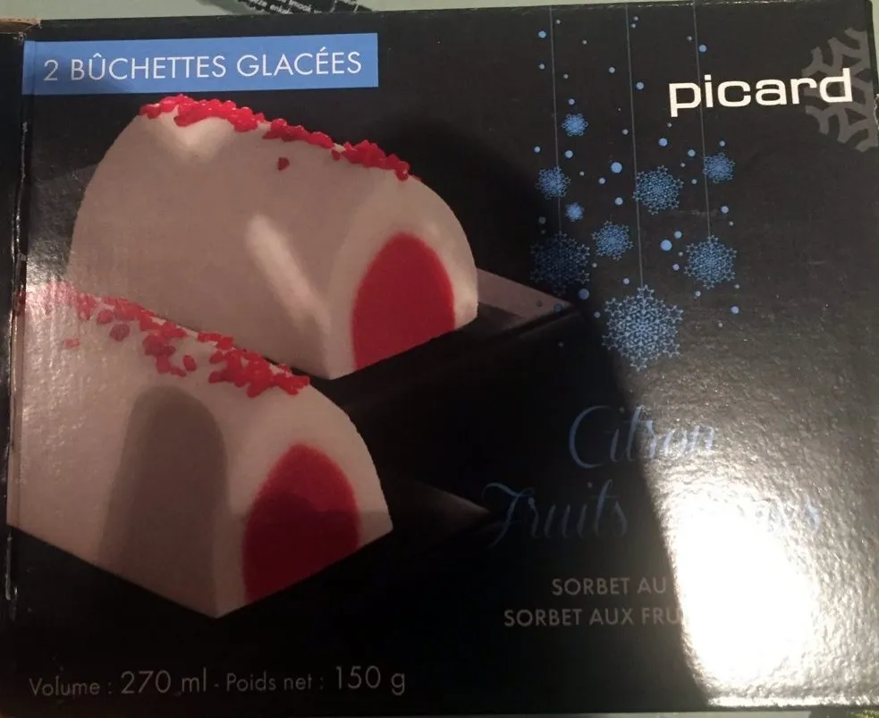Buchettes Glacées Citron - Fruits Rouges