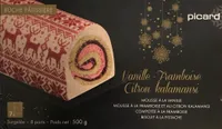 Bûche Pâtissière Vanille - Framboise et Citron kalamansi