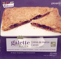 Galette des rois crème de marron cassis