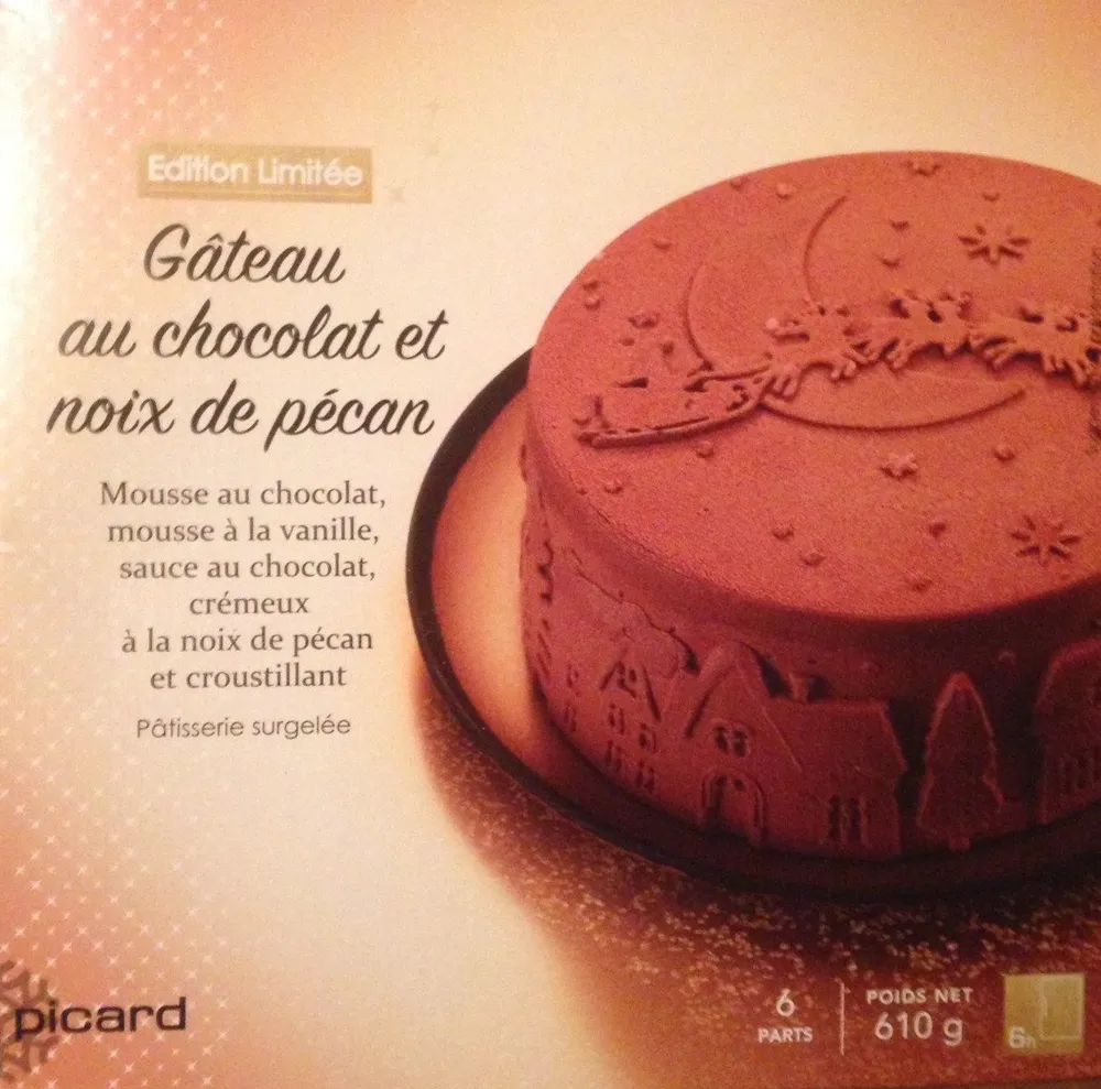 Gâteau au chocolat et noix de pecan