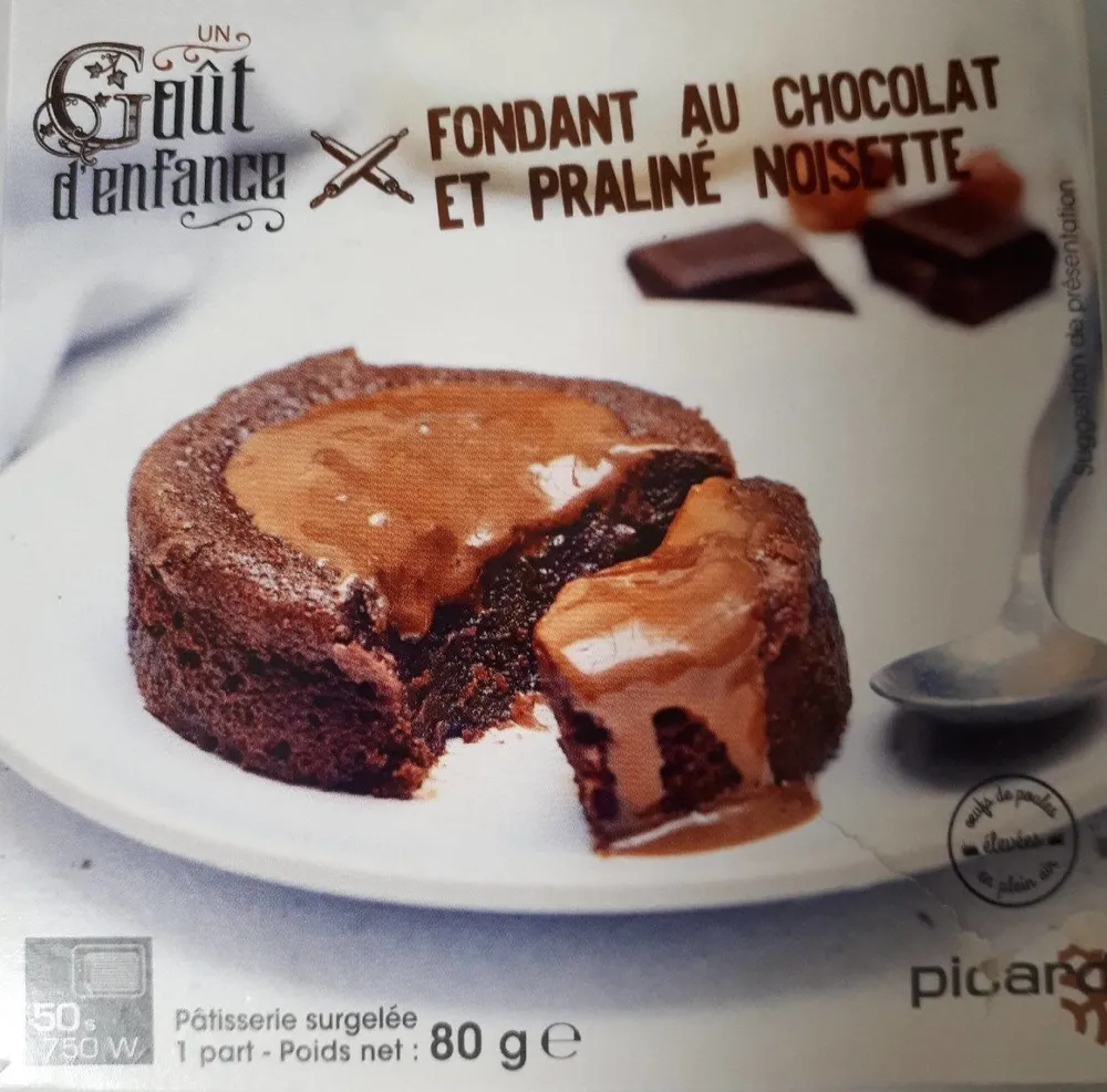 Un Goût d'enfance - Fondant au chocolat et praliné  noisette