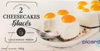 2 Cheesecakes glacés coulis mangue-passion