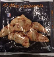 10 mini-croissants pur beurre prêts à cuire