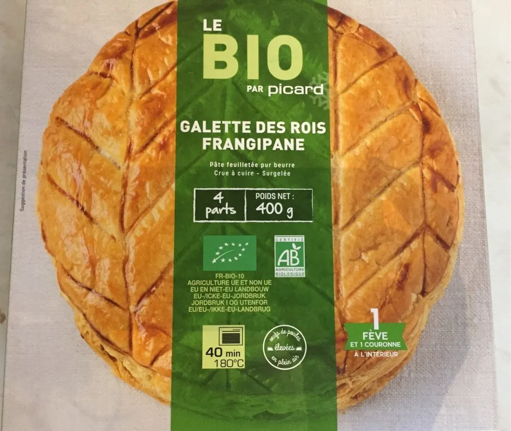 galette des rois frangipane Bio