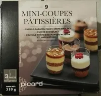 9 mini-coupes pâtissières