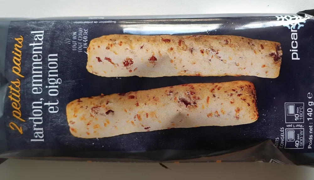 2 petits pains lardons emmental oignon