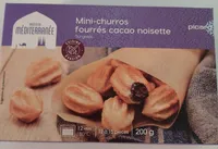 Mini Churros fourré cacao noisette