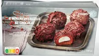 6 Mini-Merveilleux au chocolat