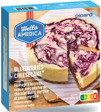 Blueberries cheesecake