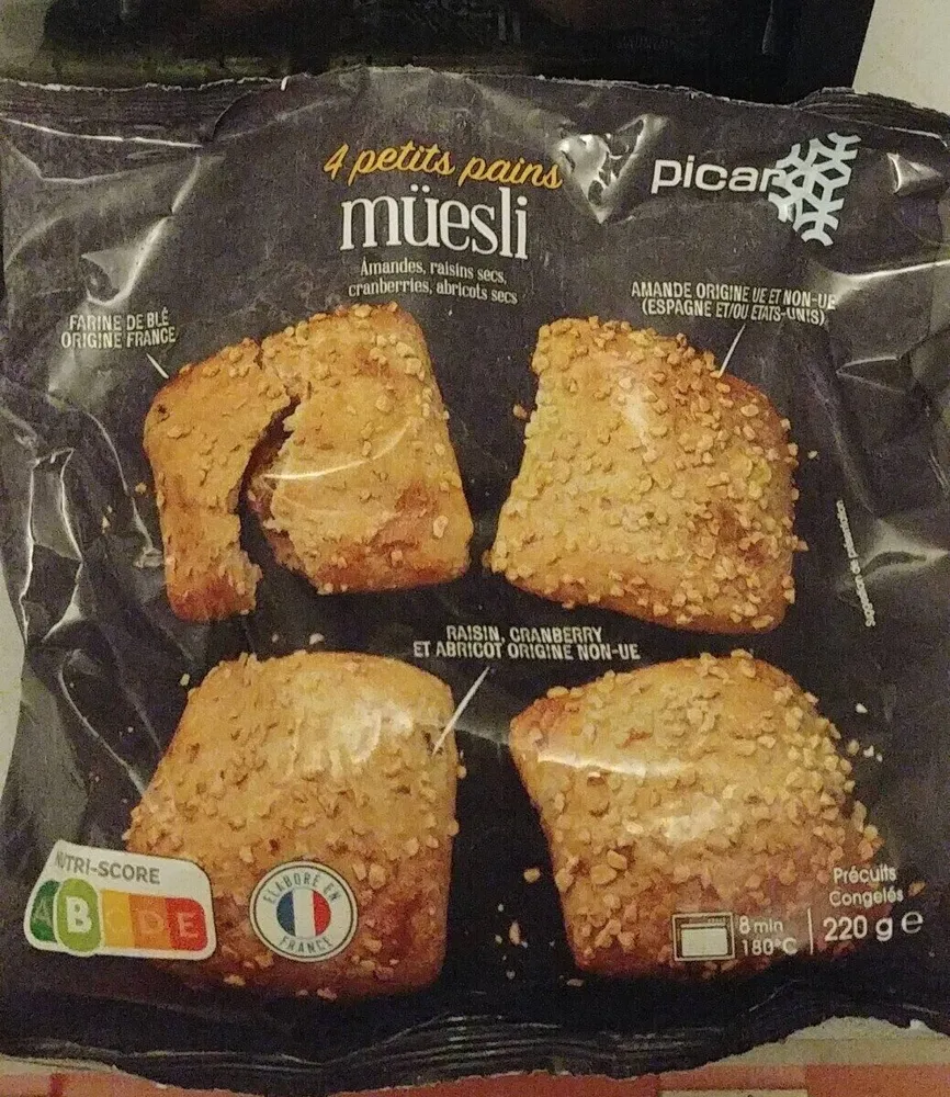 4 Petits pains muesli