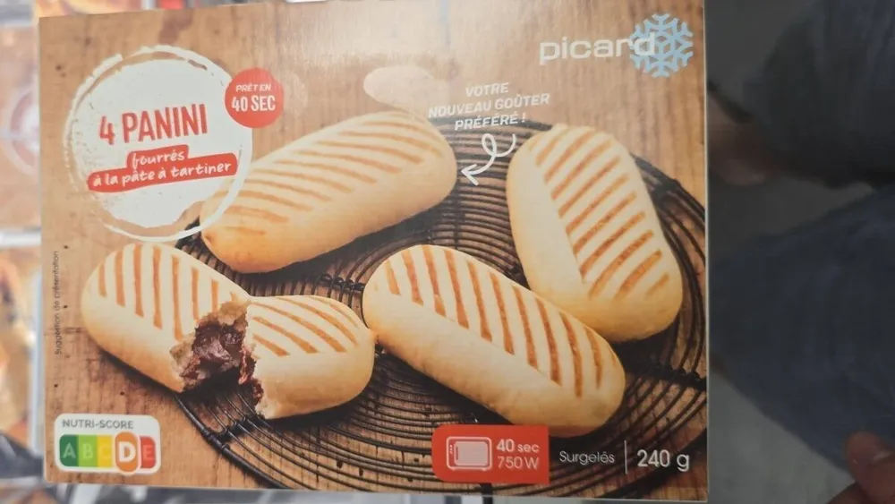 Panini Fourré À La Pâte À Tartiner