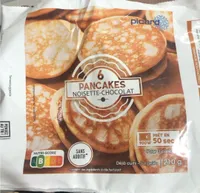 6 pancakes noisette chocolat
