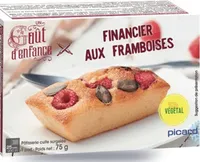 Financier aux framboises