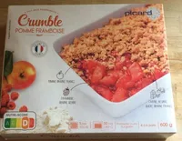 Crumble pomme-framboise