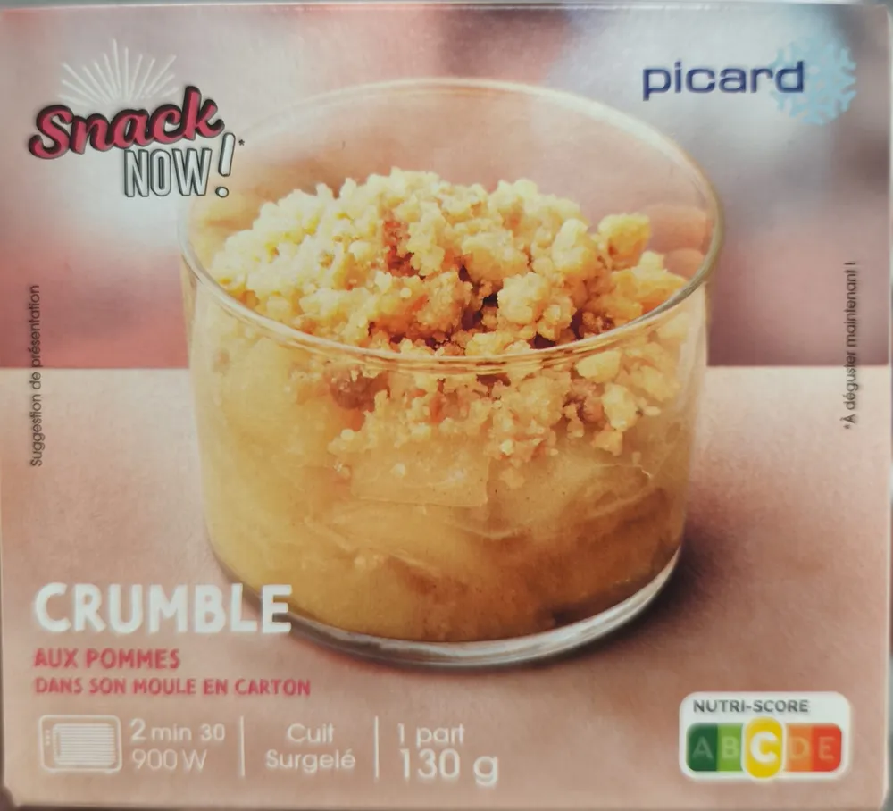 Crumble aux pommes