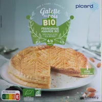 Galette des rois frangipane amande bio