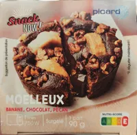 Moelleux - banane, chocolat, pécan