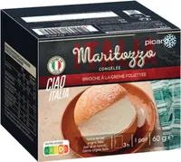 Brioche à la crème fouetté