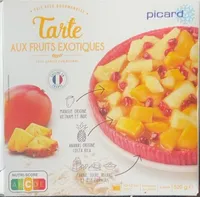 Tarte aux fruits exotiques