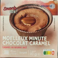 Moelleux minute chocolat caramel