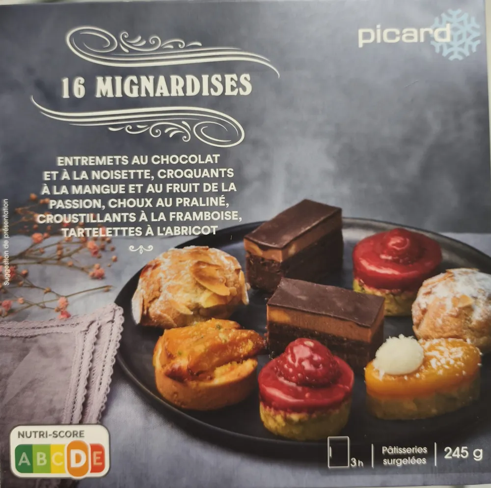 16 mignardises