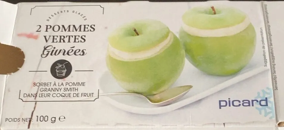 Pommes vertes givrées