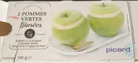 Pommes vertes givrées