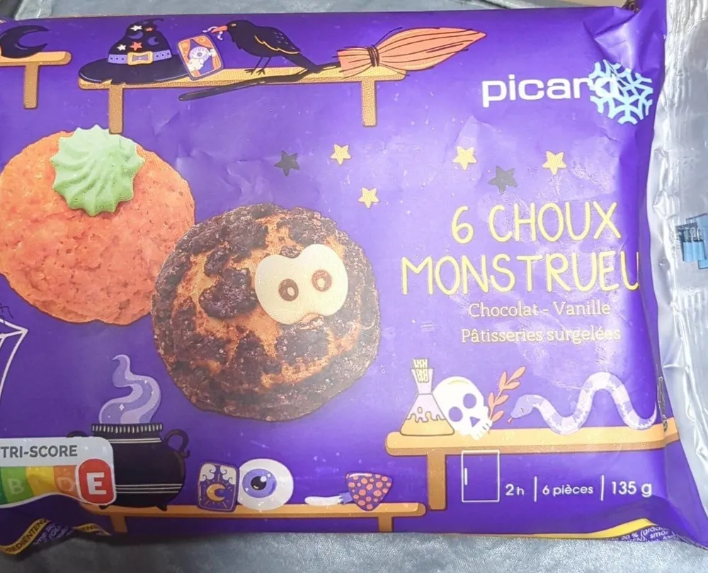 6 choux monstrueux