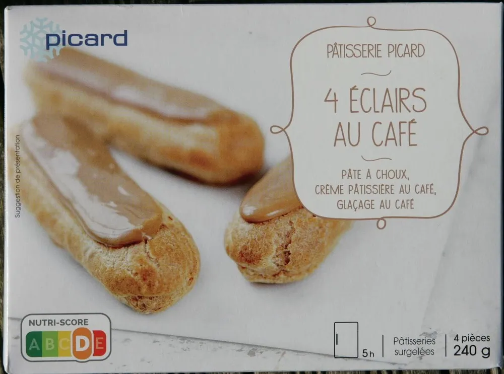 4 éclairs au café