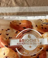 6 Brioches aux pépites de chocolat