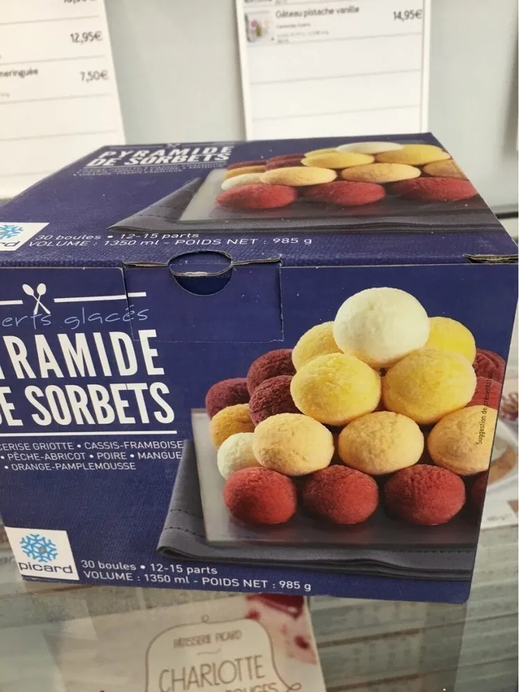 Pyramide de sorbet