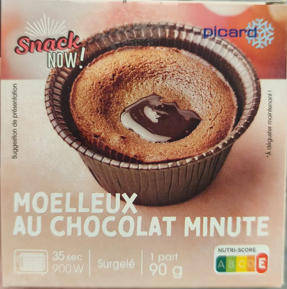 Moelleux au chocolat minute