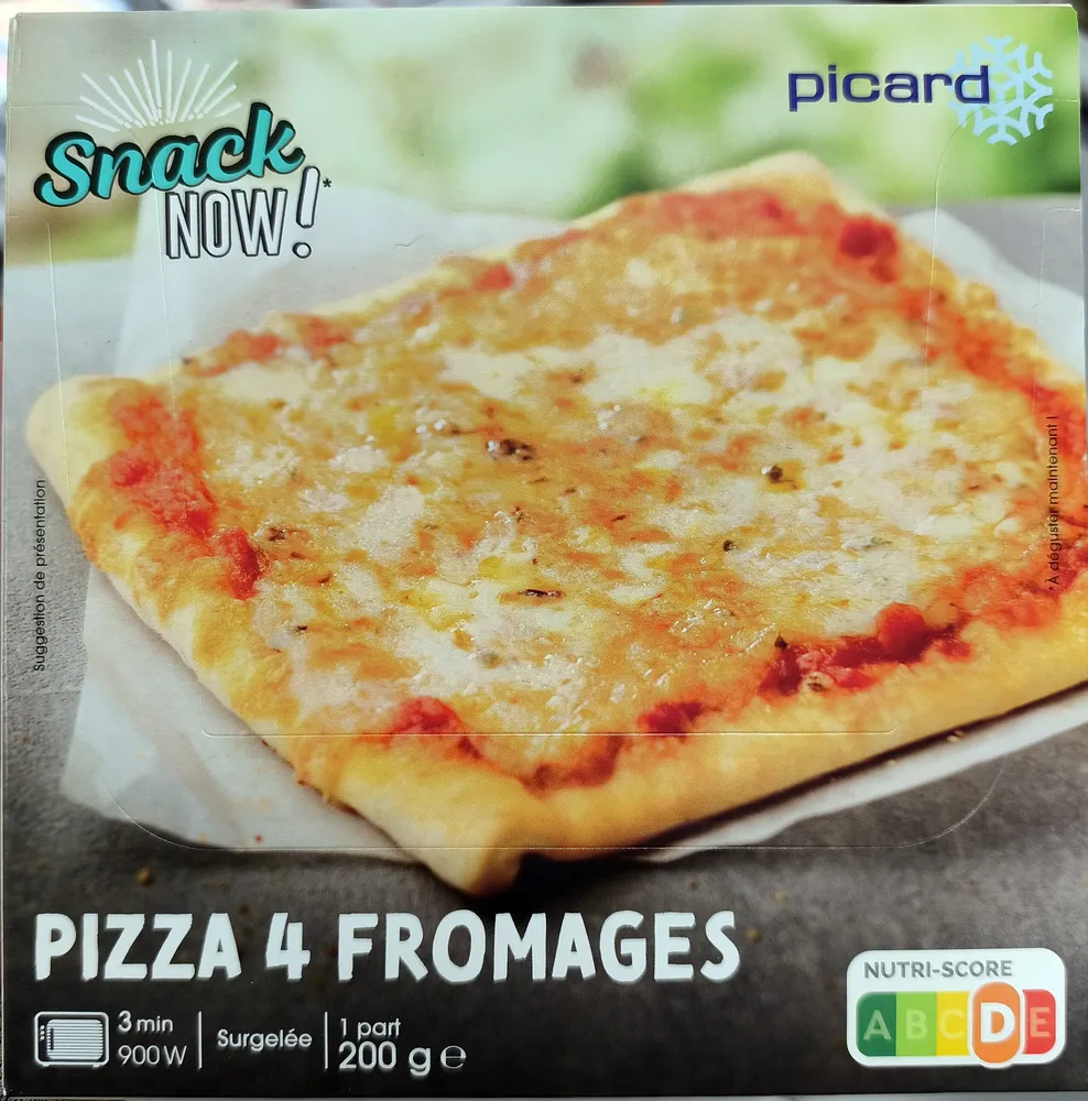 Pizza aux 4 fromages