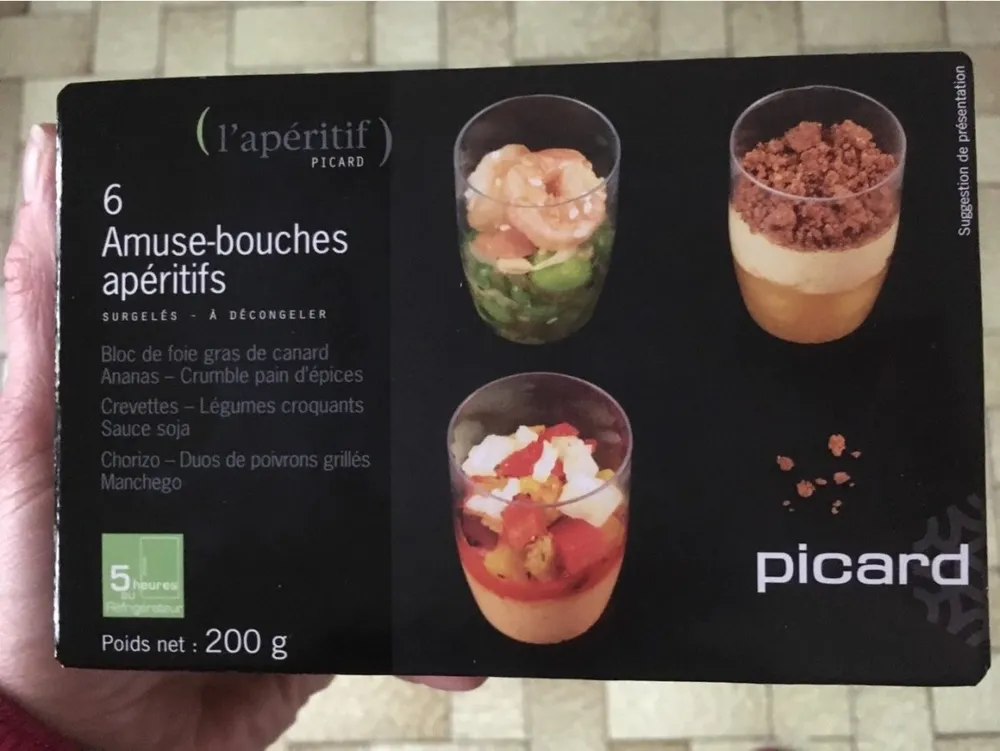 6 Amuse-bouches apéritifs