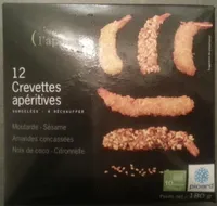 12 crevettes apéritives
