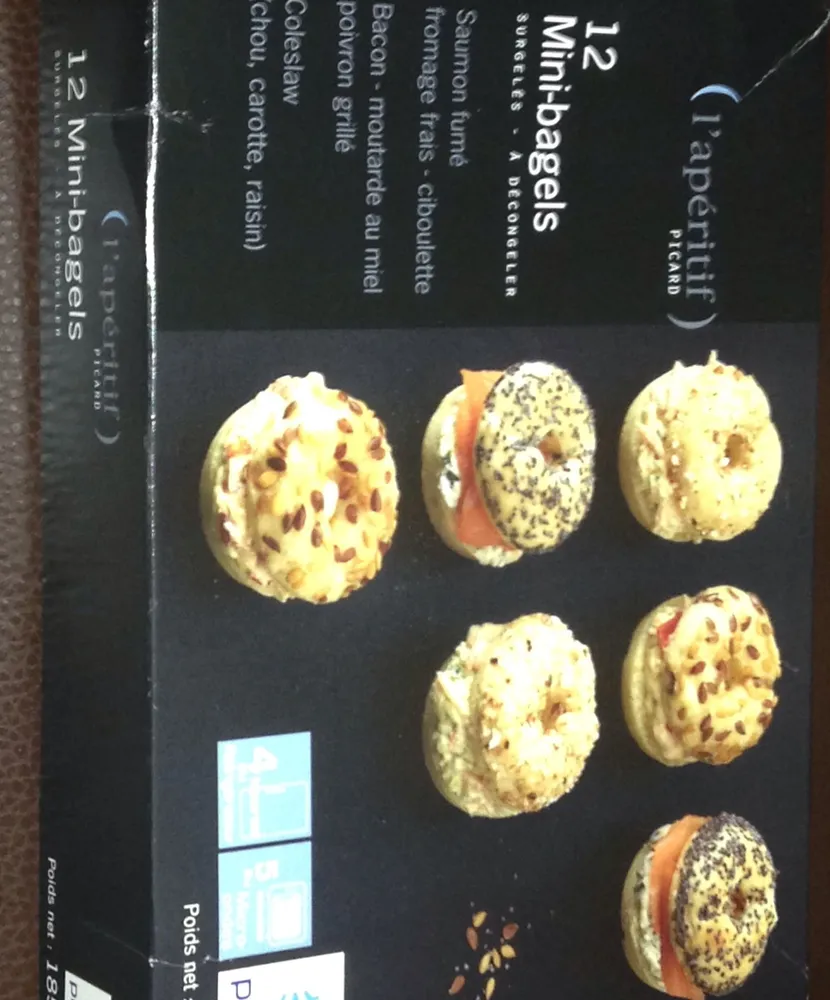 12 Mini-bagels - surgelés 185 g