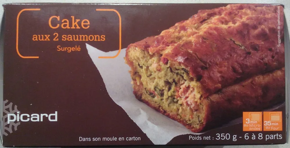 Cake aux 2 saumons surgelé